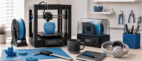 3d Printer Lab | 3d Printer and Accessories Review themed Audible listening scene